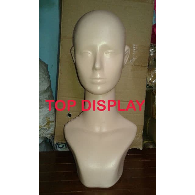 MANEKIN KEPALA ALIEN TANPA MAKE UP/ PATUNG KEPALA /PATUNG JILBAB