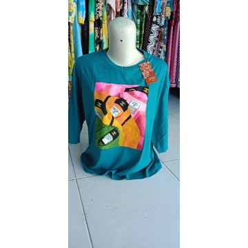 kaos oversize kaos 7/8 kaos siku loose top kaos tumblr