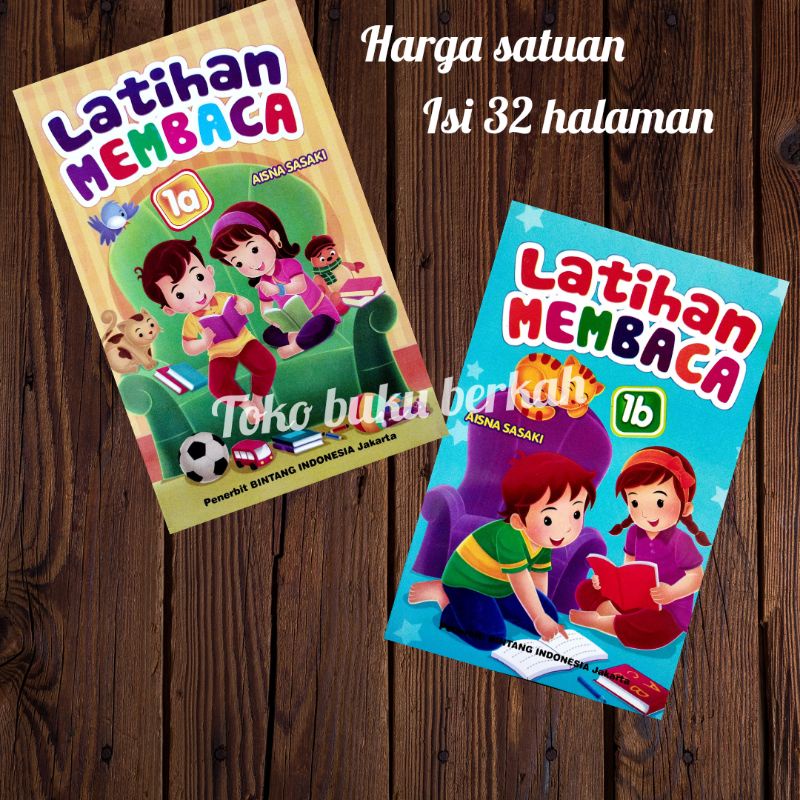 buku latihan membaca 1a dan 1b 32 halaman (15x24cm)