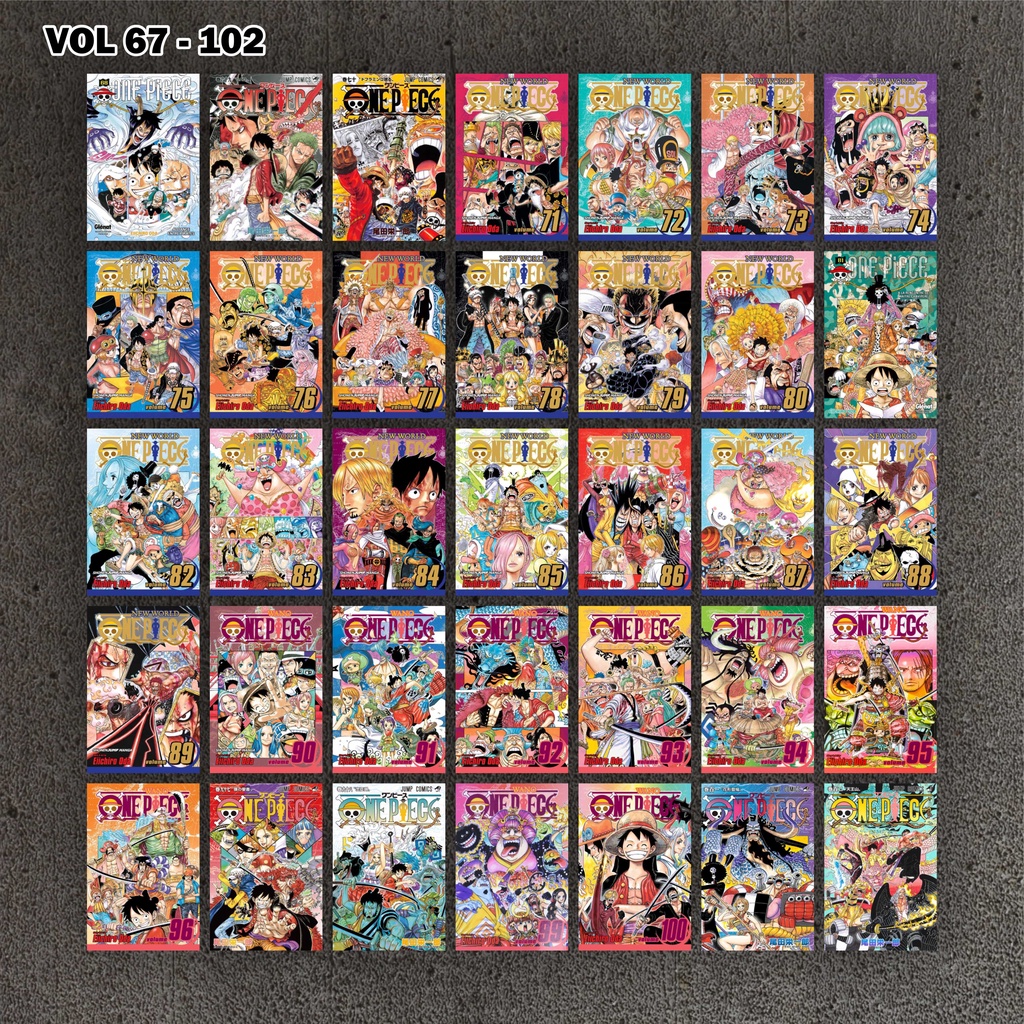 Poster One Piece Cover Story 102Pcs