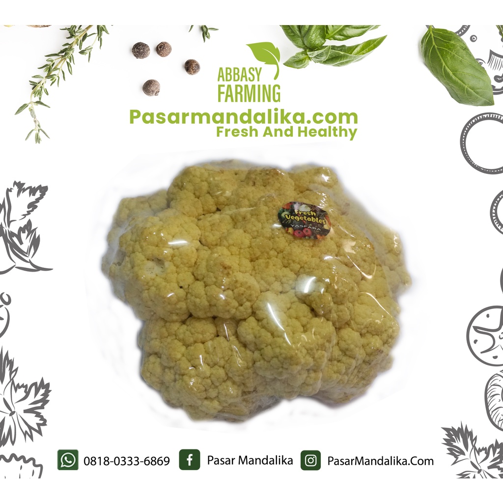 

Bunga Kol / Cauliflower / Kembang Kol Pasar Mandalika