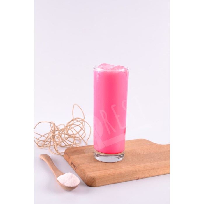 

201nhgg Bubuk Minuman Strawberry Powder - Forest Bubble Drink - Powdr+Bublewrap Ds201Fs