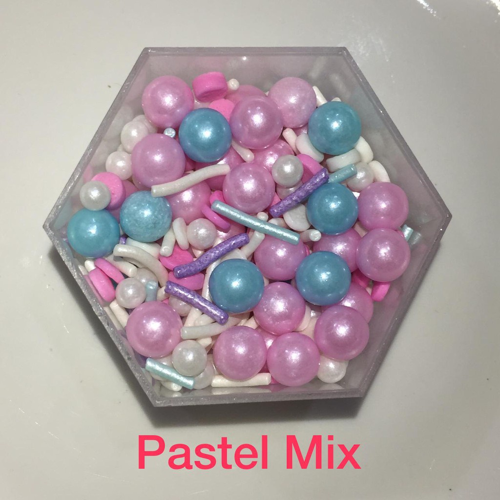 Cake Decoration/Hiasan Kue - Sprinkles Pearls Hearts Stars Mermaid Unicorn Mix