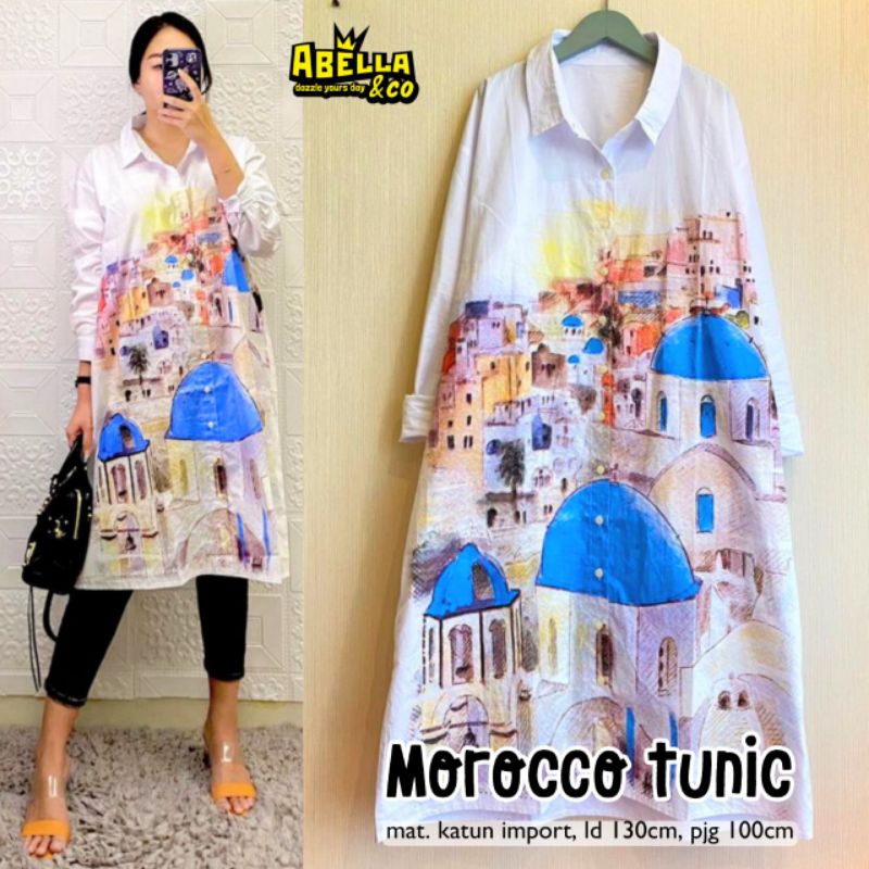 BISA COD|MOROCCO TUNIK IMPORT JUMBO BY ABELLA
