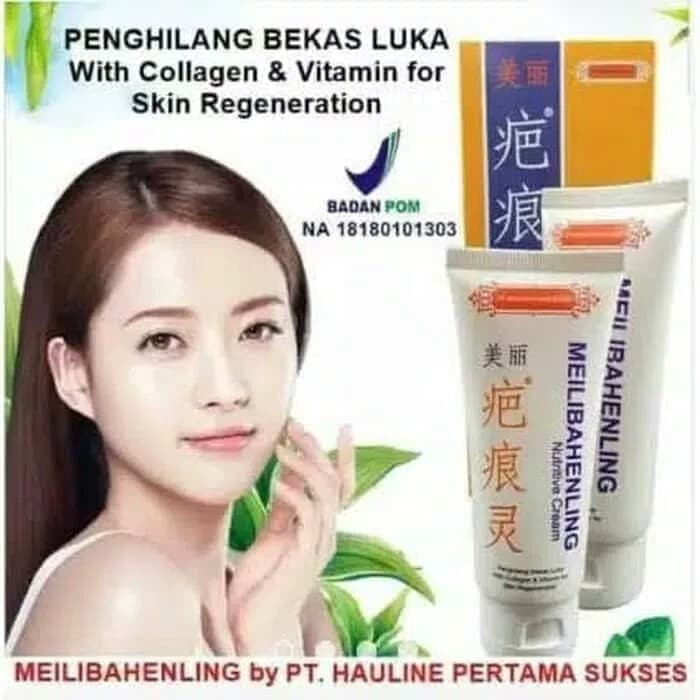 MEILIBAHENLING NUTRITIVE CREAM ORIGINAL BPOM - PENGHILANG BEKAS LUKA BEST SELLER