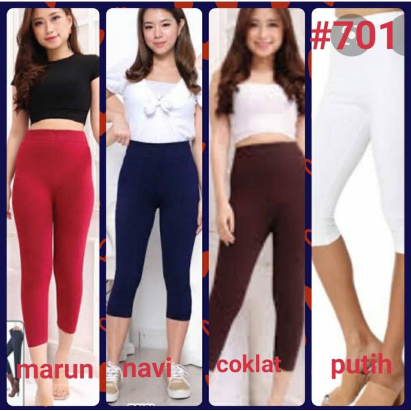 SW - LEGGING POLOS 7/8 / LEGGING 7 8 IMPORT TEBAL / LEGGING POLOS