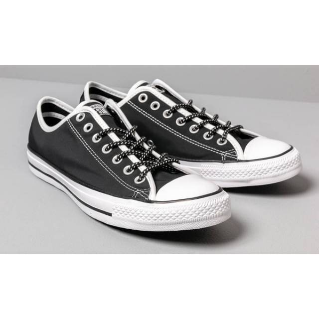 converse ctas ox black white