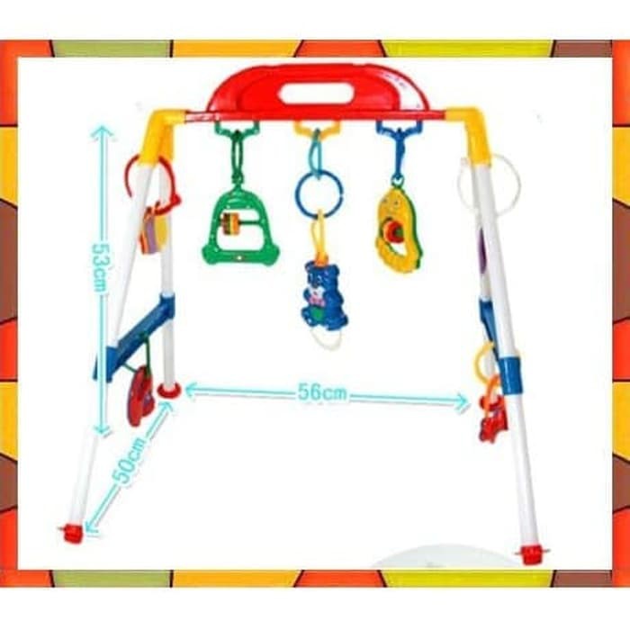 (PROMO) Baby musical play gym / musik mainan rattle bayi anak playgym-3