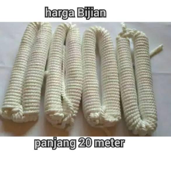

Tali marlon 20 meter - tali tambang - tali pramuka - tali serat - tali nilon nylon - benang nylon ♠➥ ｀
