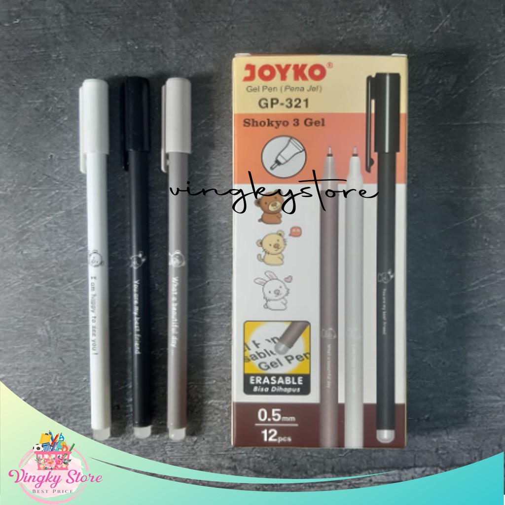 

Pulpen / Gel Pen Gp-321 Shokyo ( Pen Bisa Hapus )