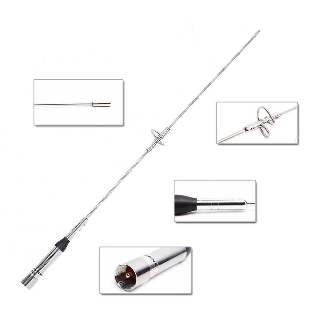 NAGOYA Antena Dual Band UHF/SL16-J/M Type NL-770S Pofung Baofeng [Hitam]