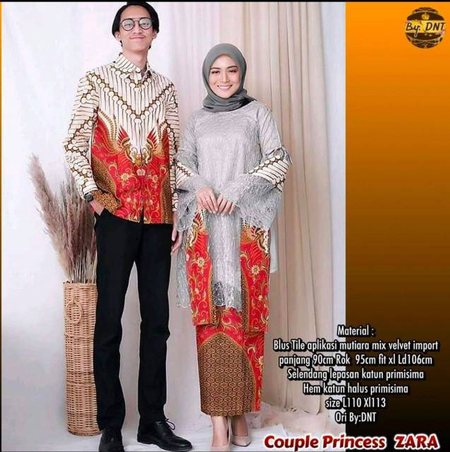 Premium tunik kirana || couple kebaya free selendang