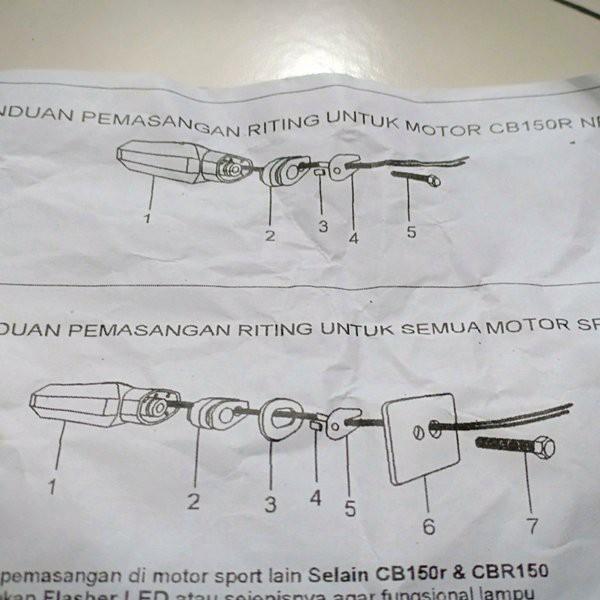 sein sen riting depan belakang kanan atau kiri cb 150 R led cbr 150 led vario 125 150 new 2018-2019