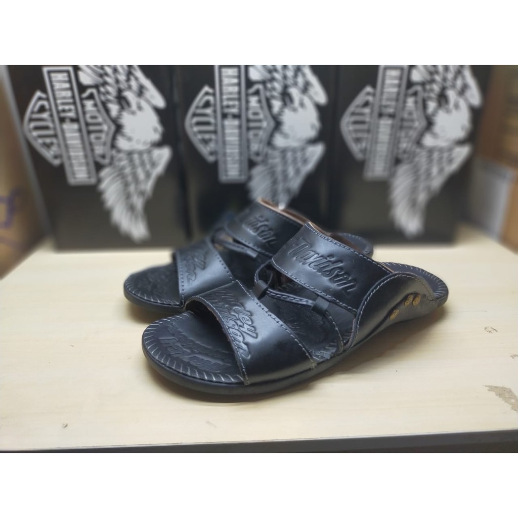 Temukan Sandal Casual Pria Kulit Asli Sapi Kojo Murah Jepit Slide Flip Flop Selop NgeMall Hangout