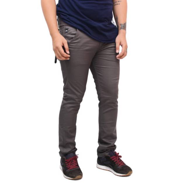 AIRBLACK DENIM TERLARIS / 784 VICTORY Celana chino pria panjang skinny semi slimfit cowo / cowok /