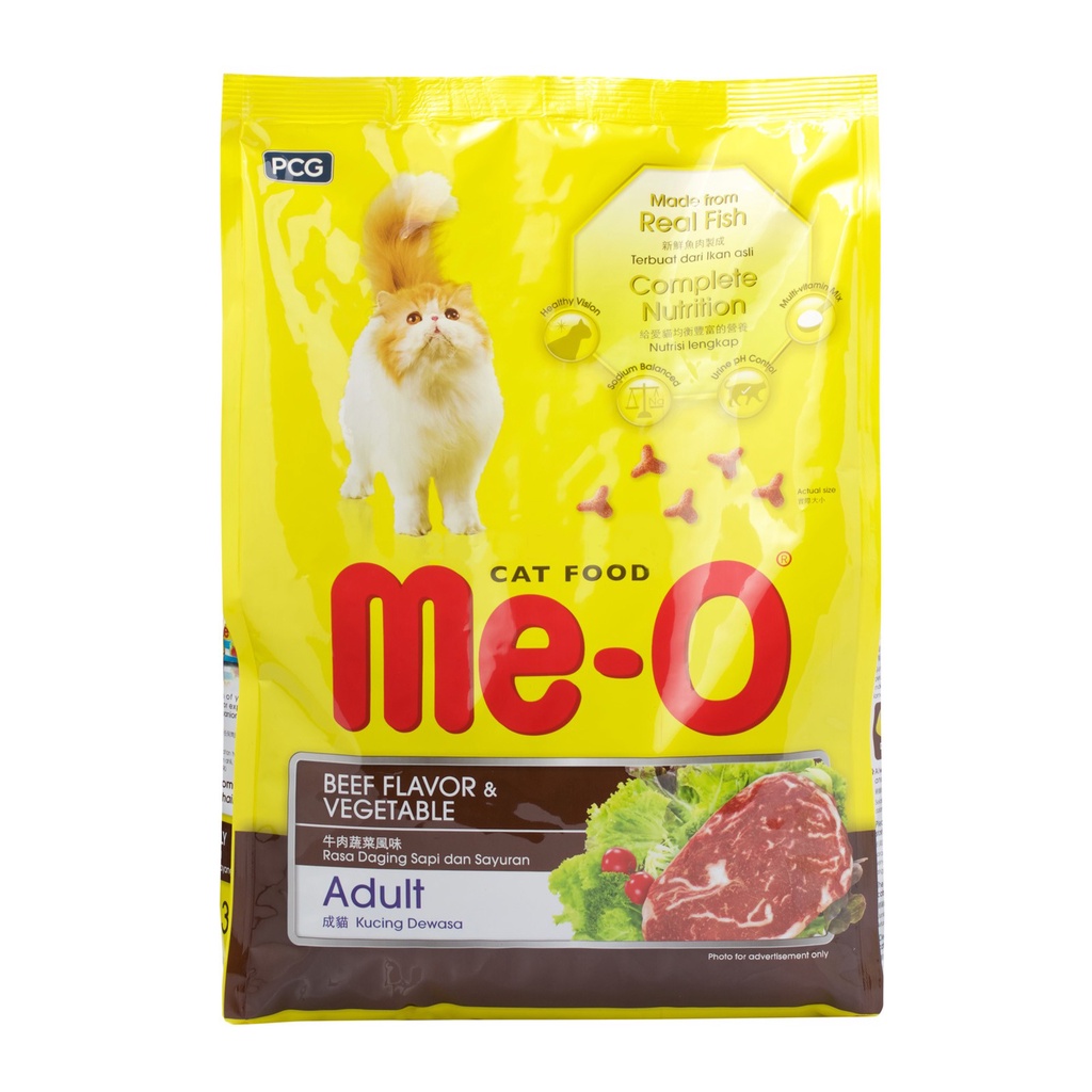 Grab Gojek Only makanan kucing meo adult beef 7 kg