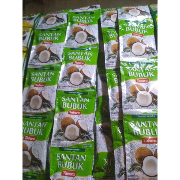 

Santa bubuk tabura renceng isi 10 sachet