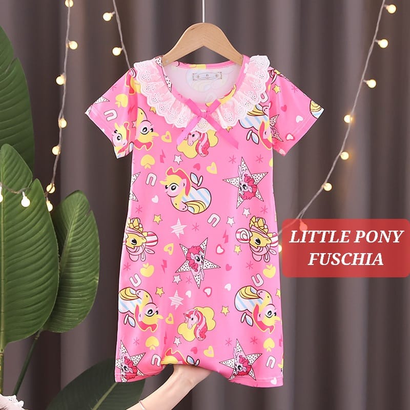 BAJUKIDDIE DASTER RENDA BAJU SANTAI BAJU TIDUR ANAK CEWEK IMPOR ADEM MOTIF LUCU