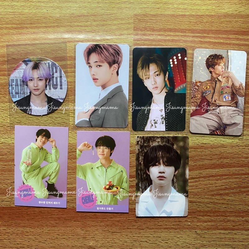 (BACA DESK) photocard pc cc renjun Jisung chenle benefit sg homekit sumkit pb dream a dream nct