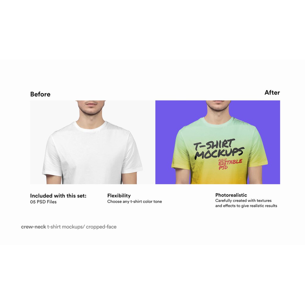 Pro T-Shirt Mockups Vol 6 ITSCRN Version - Creative Marketid-2