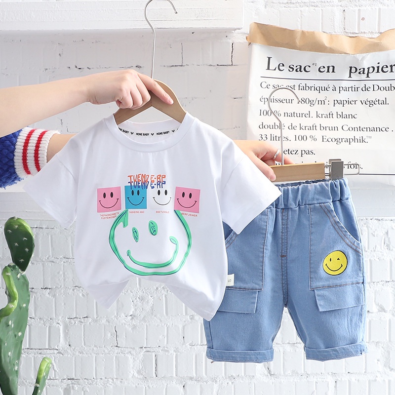 Baju Set Kaos dan Celana Softjeans Anak Bayi Laki Laki Import BRIAN