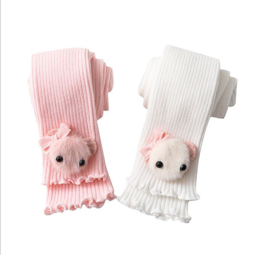 Legging bayi dan anak import motif boneka bulu cute