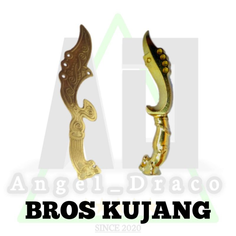 Pin Kujang / Pin Kujang Sunda / Bros Kujang