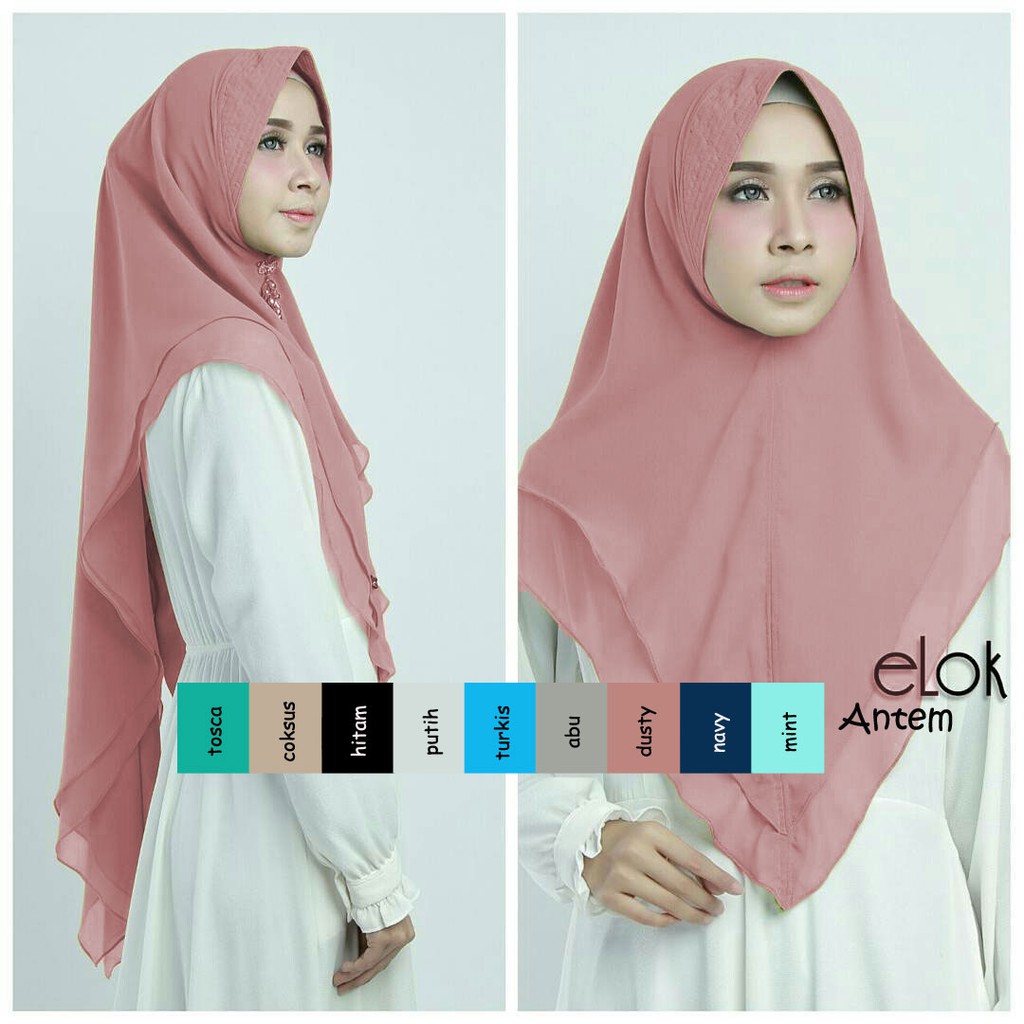 JILBAB SYARI MURAH ELOK PINGUIN / JILBAB INSTAN / PASHMINA INSTAN / VANILLA HIJAB / GROSIR / HIJAB