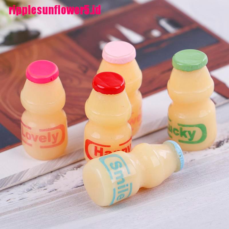 5pcs / lot Miniatur Minuman Susu Untuk Rumah Boneka