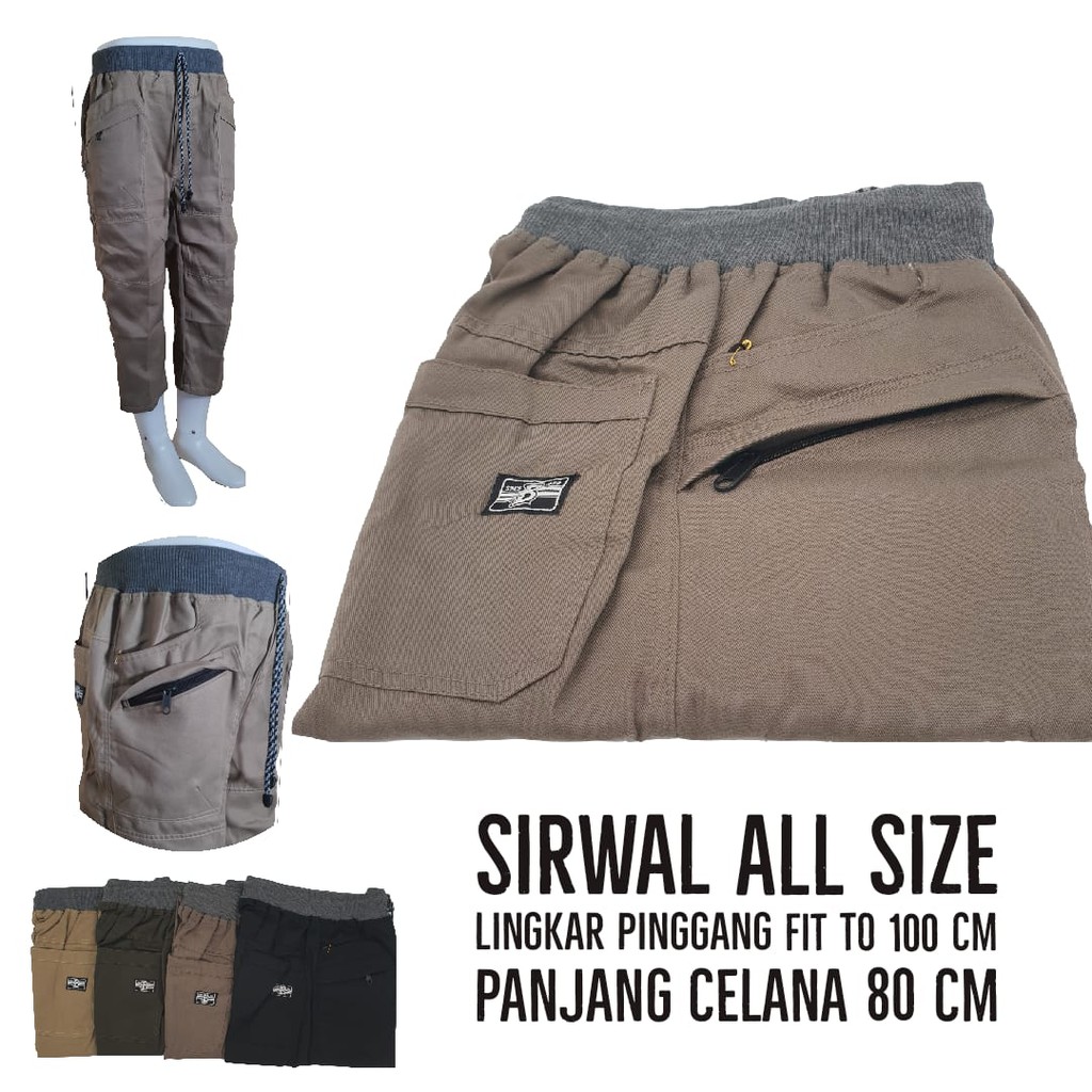 Celana sirwal Bigger All Size/ Celana Cingkrang Sirwal/ Celana Laki-laki Muslim/ Bawahan Muslim/