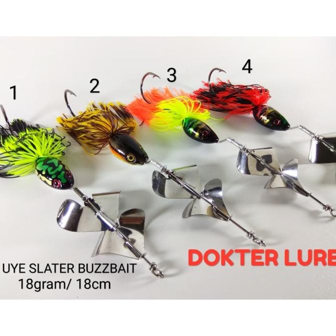 BARU LURE SLATER BUZZBAIT UYE 18gr 18cm Umpan Casting Gabus Toman