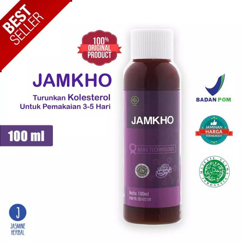 obat herbal Jamko 100 ml jamu kolestrol bisa turunkan gula darah 1-2 jam