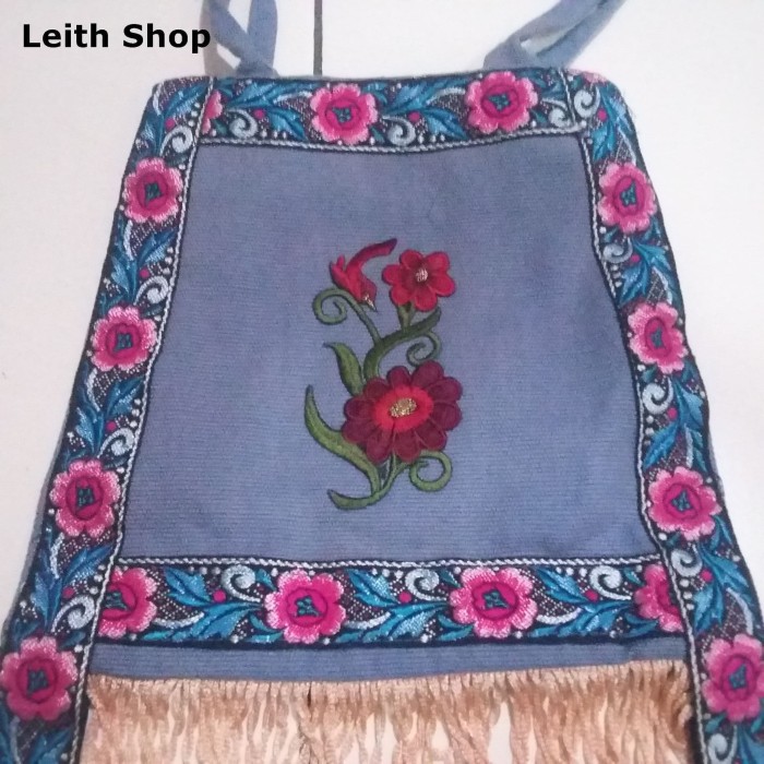 Tas Motif Bunga Renda Perca Kain Bag Souvenir Thailand Bag