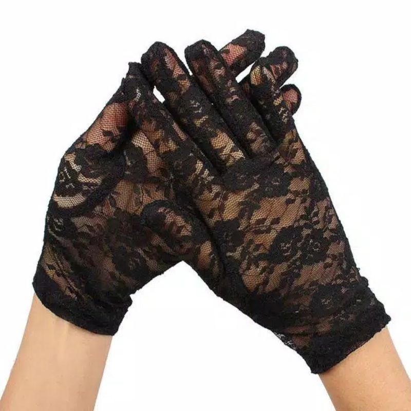 Sarung tangan Pengantin brokat/lace (bridal wedding gloves)