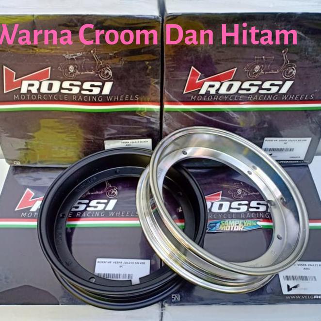 Paket Velg Vrossi Ring 10 Tubeles For Vespa Clasic Px Excel Corsa
