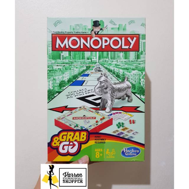 Jual Monopoly Grab N Go / Monopoly Original Hasbro / Mainan Monopoly ...