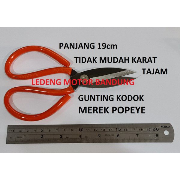 

Terbaru Gunting Kodok Kain Potong Tajam Kertas Plastik Tailor Scissors Diskon