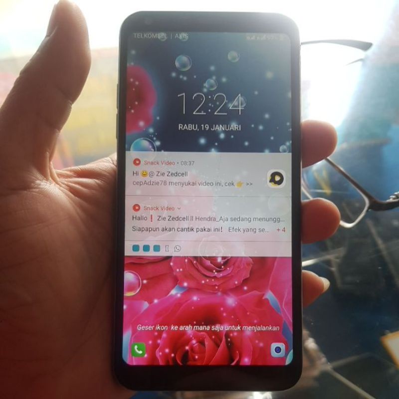 LG Q6 plus ram 4/64gb bekas layakpakai