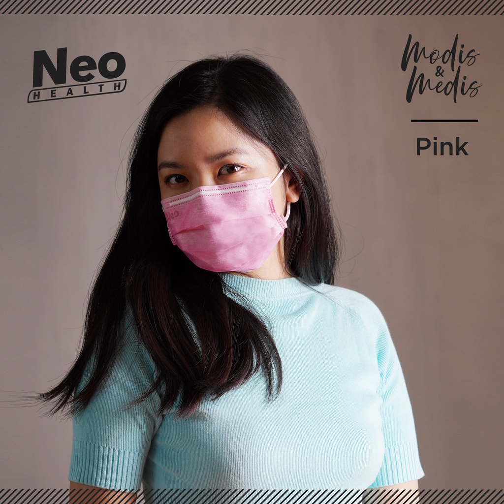 ⭐ BAGUS ⭐ NEO MASK | Masker Neo Medis Modis  Budget | Neo Medis Earloop 3Ply Isi 40 Sheets