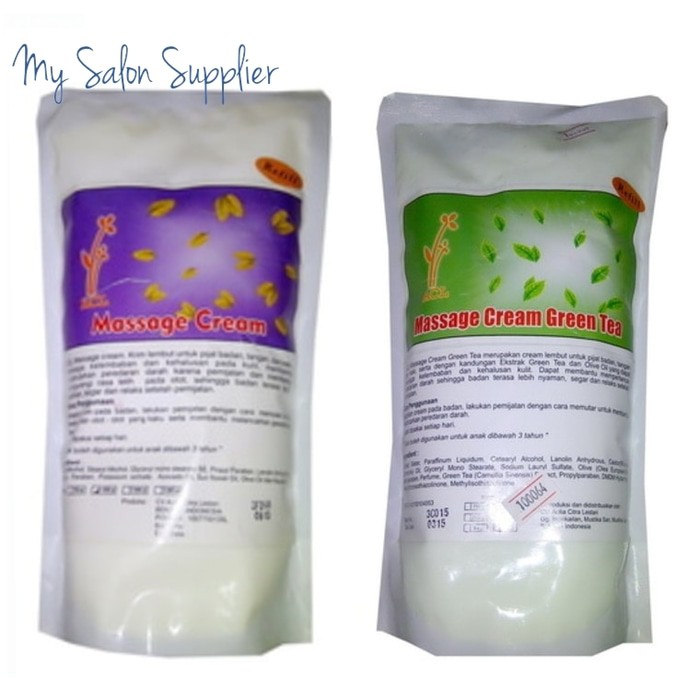ACL Massage Cream Pijat Refill 1kg Jasmine / Green Tea