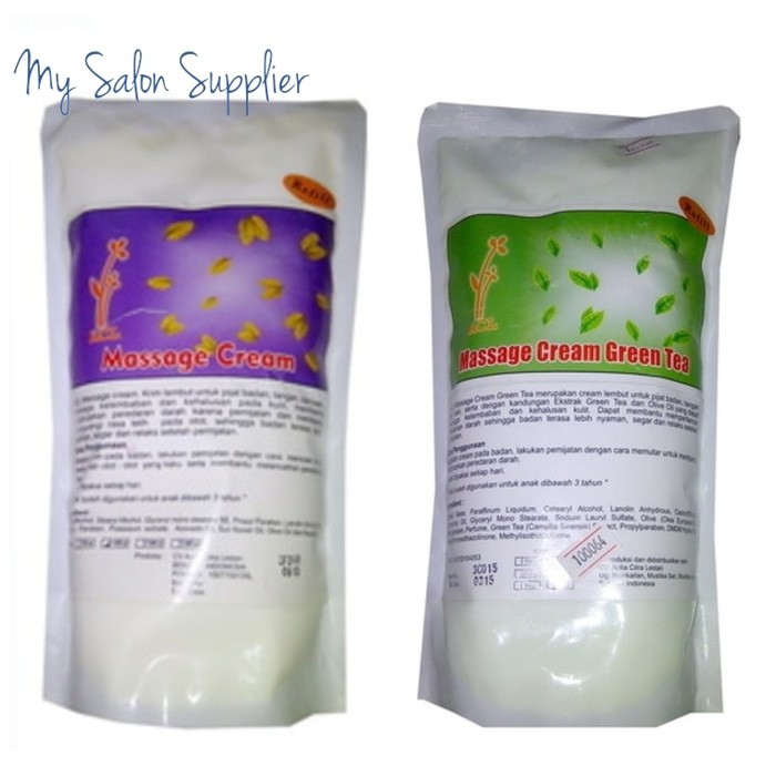 ACL Massage Cream Pijat Refill 1kg Jasmine / Green Tea