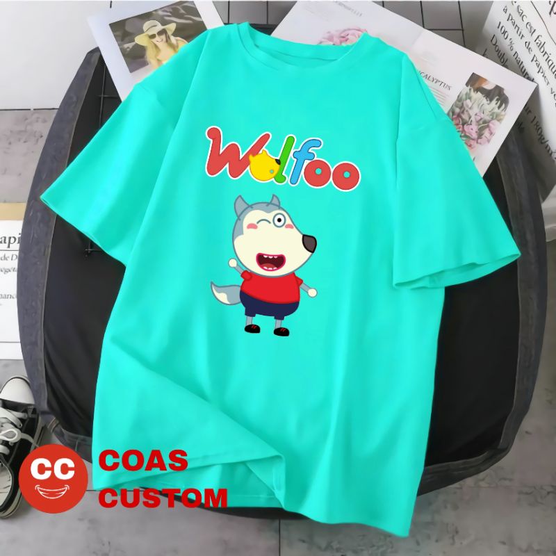BAJU KAOS WOLFOO KAOS ANAK