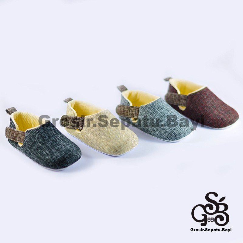 sepatu bayi baby shoes prewalker laki laki umur 2 sampai 14 bulan model velcro bahan PREMIUM