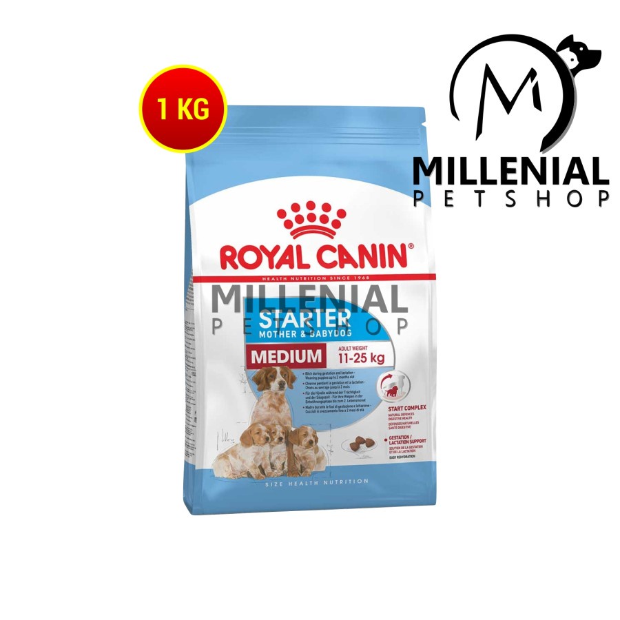 Makanan Anjing Royal Canin Medium Starter Mother &amp; Babydog 1Kg