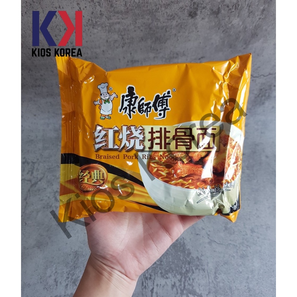Master Kong Kang Shi Fu 康师傅 Pork Ribs Instant Noodle - Mie Instant China