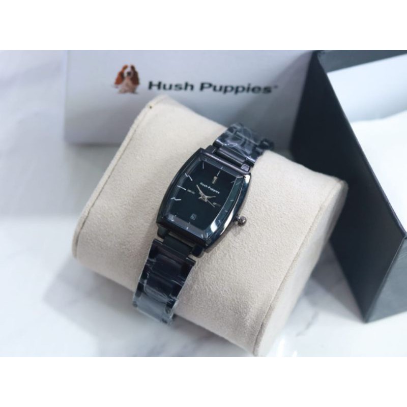 (BEST SELLER) JAM TANGAN WANITA HUSH PUPPIES 8620 FREE BOX ORI & BATERAI