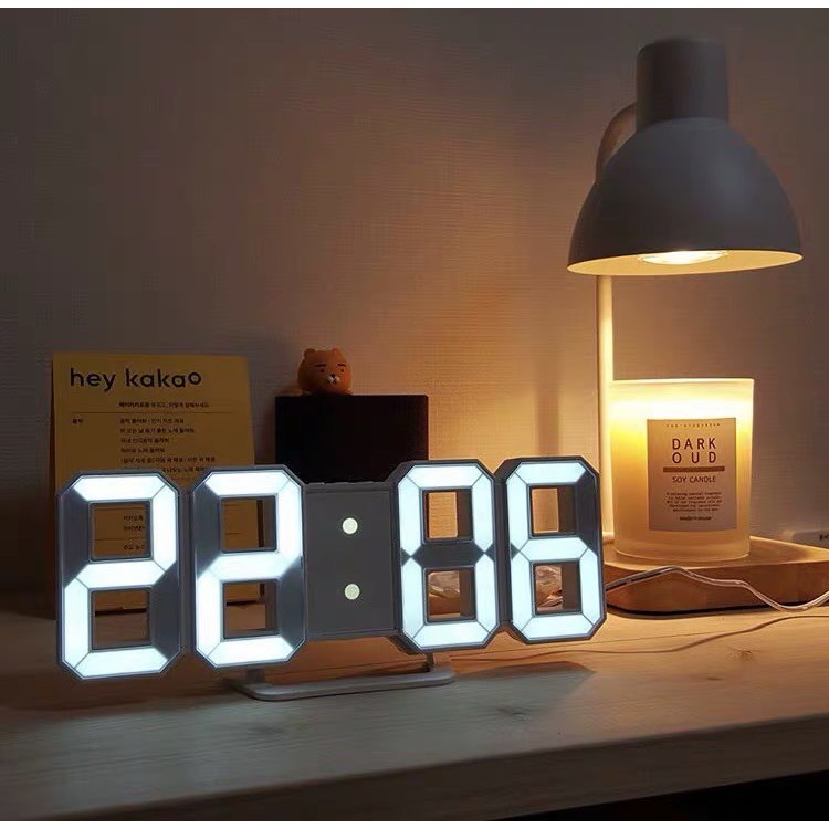 ORI+ BISA COD Jam Dinding Digital 3D Clock LED Meja SD8