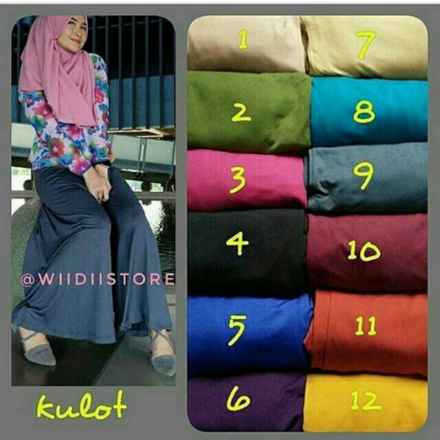 Kulot jersey | kulot jersey jumbo | kulot big size | kulot kerja