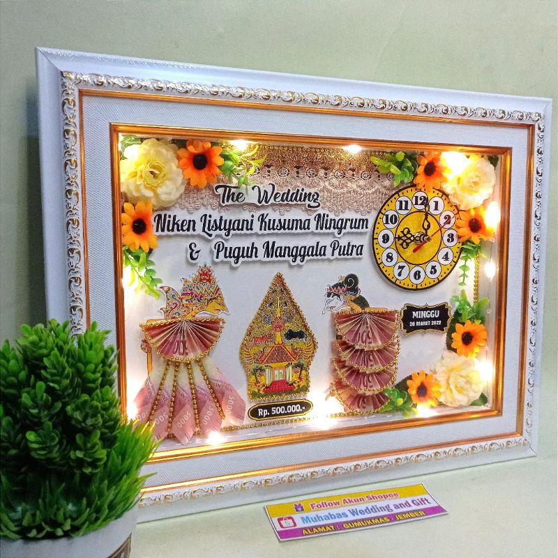 Mahar Pernikahan Wayang / Mahar Wayang / Mahar Jam / Mahar Simple / Mahar Elegan