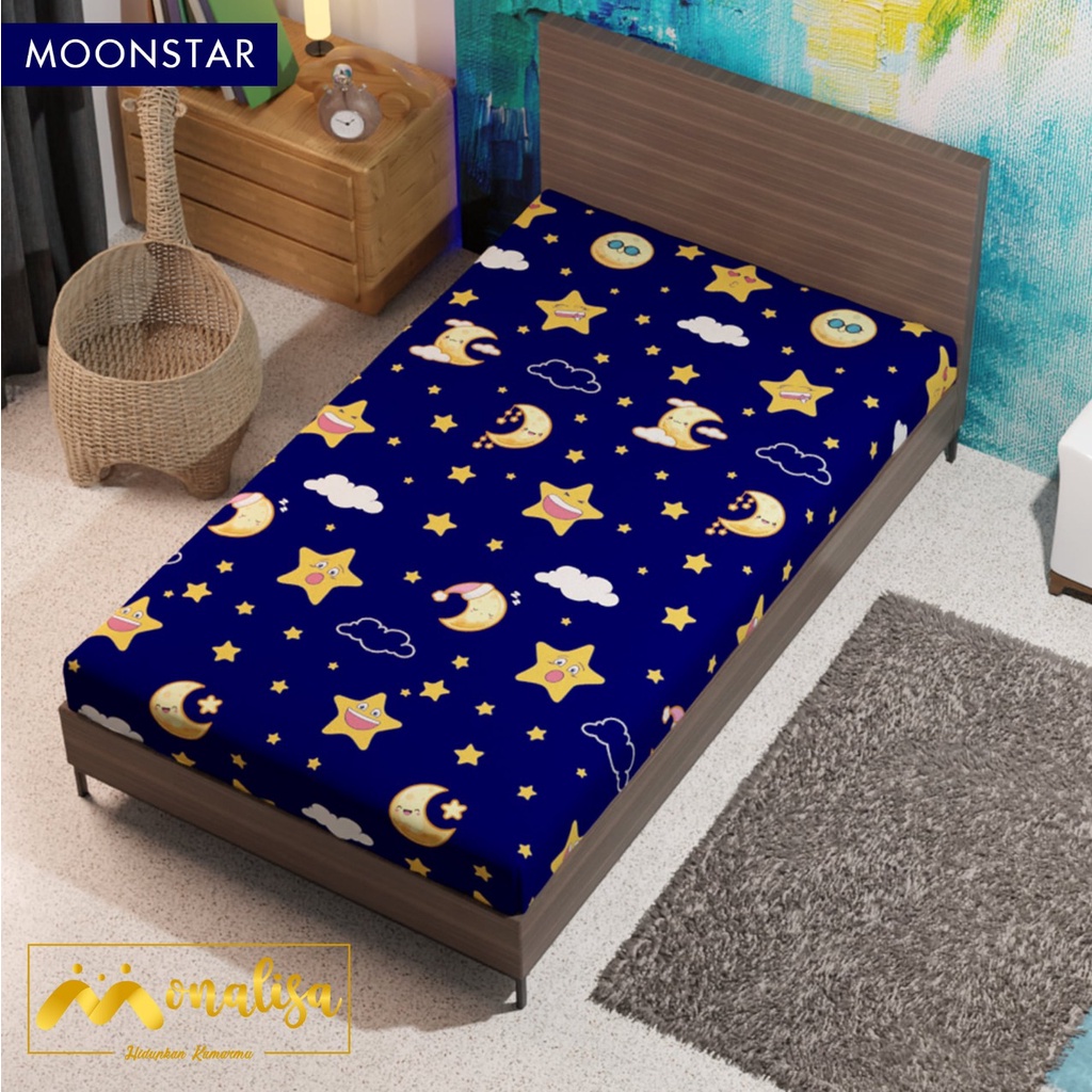 SPREI WATERPROOF MONALISA SINGLE 120X200 / PABRIKAN-moonstar 2